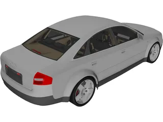 Audi A6 (1998) 3D Model preview