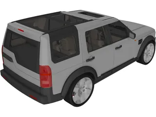 Land Rover Discovery (2005) 3D Model preview
