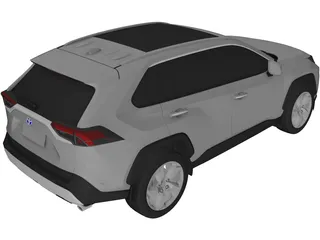 Toyota RAV4 Hybrid (2021) 3D Model preview