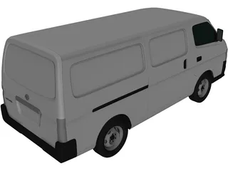 Nissan Urvan PanelVan (2011) 3D Model preview