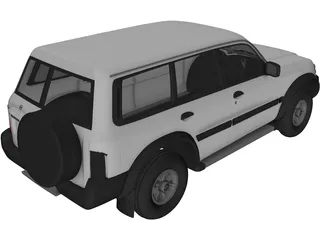 Nissan Patrol (2003) 3D Model preview
