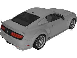 Ford Mustang GT Eleanor (2015) 3D Model preview