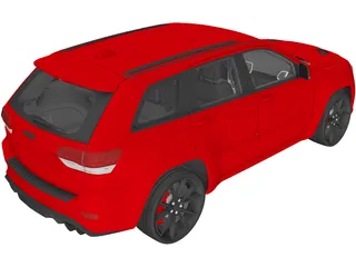Jeep Grand Cherokee Trackhaw (2018) 3D Model preview