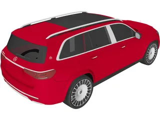 Mercedes-Maybach GLS 600 (2020) 3D Model preview