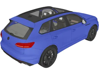 Volkswagen Touareg (2020) 3D Model preview