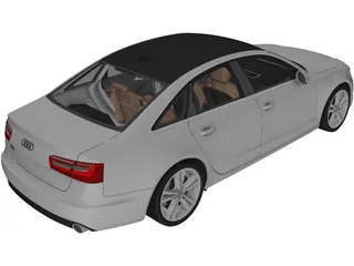 Audi A6 (2012) 3D Model preview