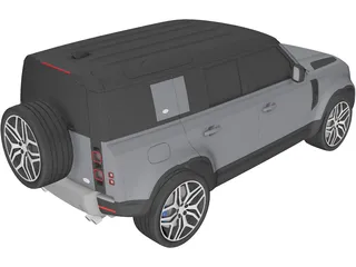 Land Rover Defender (2020) 3D Model preview