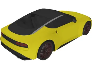 Nissan Z Proto (2021) 3D Model preview