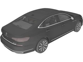 Volkswagen Passat 380 TSI (2021) 3D Model preview