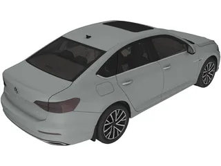 Volkswagen Lavida Plus (2021) 3D Model preview