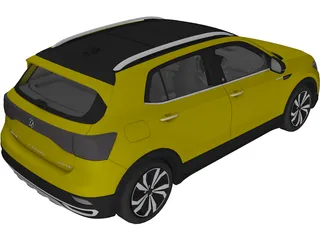 Volkswagen T-Cross 280 TSI (2019) 3D Model preview