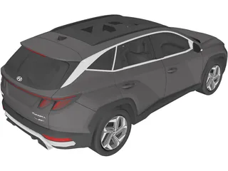 Hyundai Tucson (2021) 3D Model preview