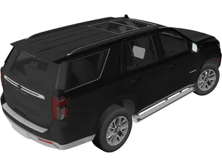 Chevrolet Tahoe Z71 (2021) 3D Model preview