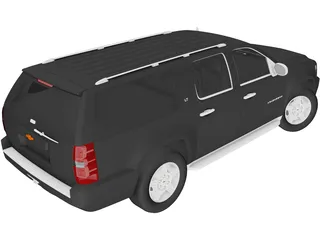 Chevrolet Suburban LT (2007) 3D Model preview
