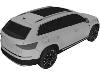 Skoda Kodiaq (2020) 3D Model preview