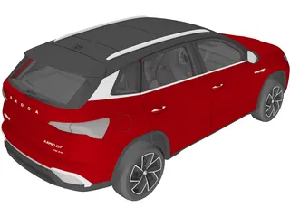 Skoda Kamiq GT (2020) 3D Model preview