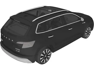 Skoda Karoq (2020) 3D Model preview