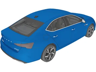 Skoda Octavia PRO (2021) 3D Model preview