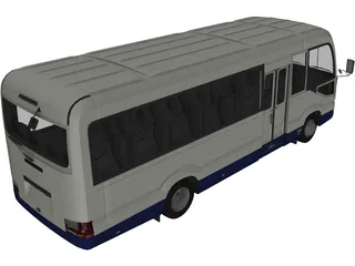 Toyota Coaster (2020) 3D Model preview