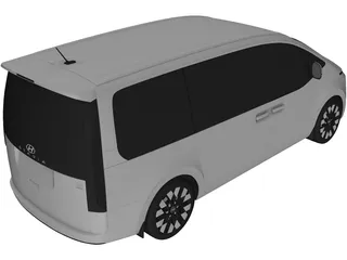Hyundai Staria Premium (2022) 3D Model preview