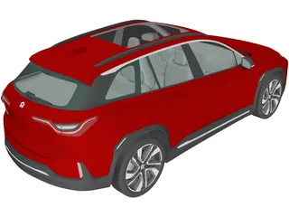 NIO ES6 (2019) 3D Model preview