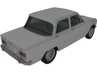 Alfa Romeo Giulia 105 (1962) 3D Model preview