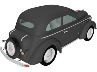 Opel Olympia (1938) 3D Model preview