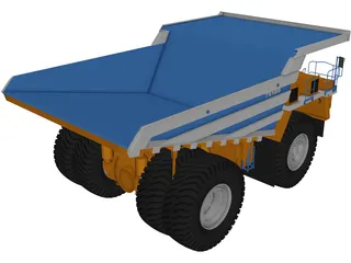 BELAZ 75180 (2014) 3D Model preview