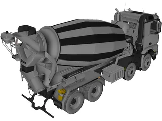 Mercedes-Benz Arocs 3D Model preview