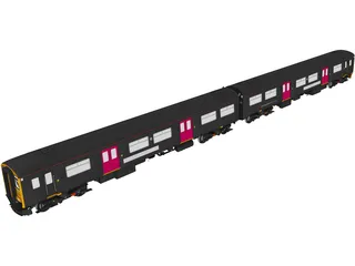 British Rail Class 150 Sprinter (1984) 3D Model preview