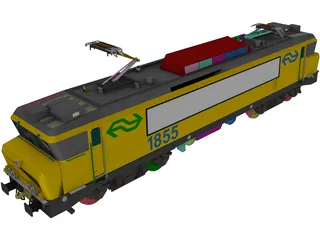 NS Class 1600 (1980) 3D Model preview