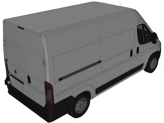 Fiat Ducato (2014) 3D Model preview