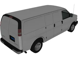 Chevrolet Express (2011) 3D Model preview
