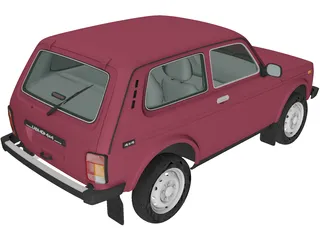 VAZ-21214 Lada Niva 4x4 (2012) 3D Model preview