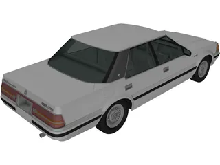 Toyota Crown (1983) 3D Model preview
