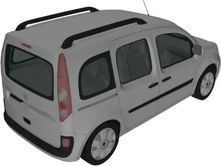 Renault Kangoo (2010) 3D Model preview