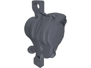 Magura MT4 Brake Caliper 3D Model preview
