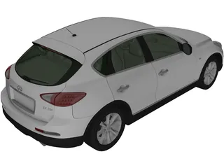 Infiniti EX 30d (2009) 3D Model preview