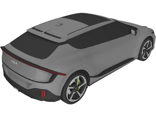 Kia EV6 GT (2022) 3D Model preview