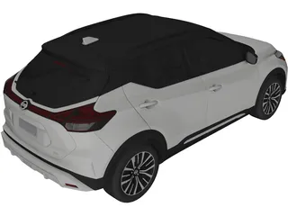 Nissan Kicks (2022) 3D Model preview