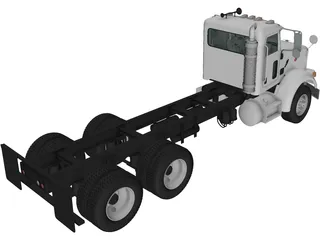 Peterbilt 357 DayCab Chassis Truck (2006) 3D Model preview