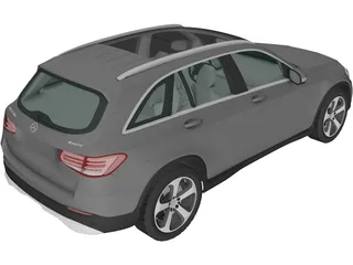 Mercedes-Benz GLC 250d (2016) 3D Model preview