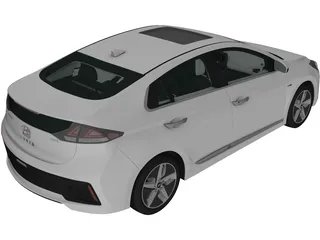 Hyundai Ioniq Hybrid (2019) 3D Model preview