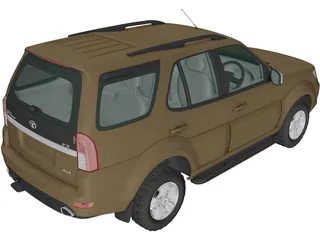 Tata Safari Storme (2015) 3D Model preview