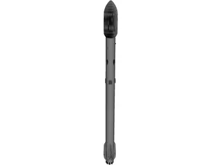 Spacex Falcon 9 3D Model preview