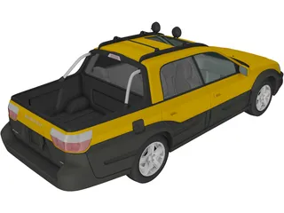 Subaru Baja (2002) 3D Model preview