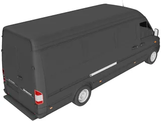 Mercedes-Benz Sprinter (2001) 3D Model preview