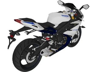 Triumph Daytona 675 (2014) 3D Model preview