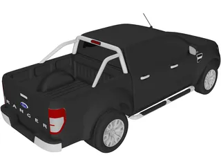 Ford Ranger (2012) 3D Model preview
