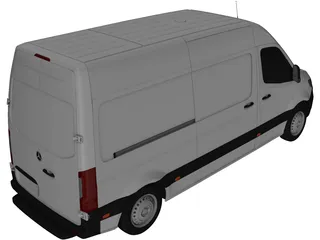 Mercedes-Benz Sprinter L2H2 (2020) 3D Model preview